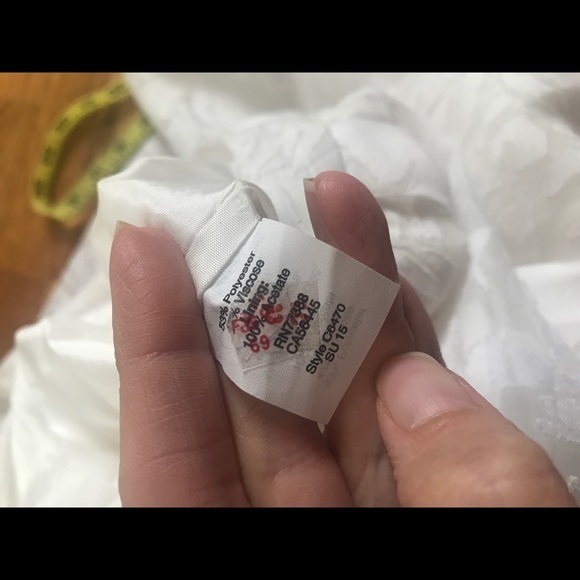 J. Crew sheer burnout white skirt pockets a-line‎ 6 - Picture 7 of 8